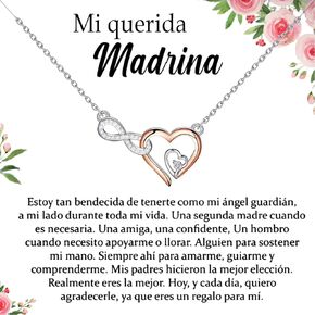 Madrina Gift Spanish Godmother Gift Joyas De Madrina Madrina Necklace Godmother Proposal Gift Baptism Gifts Religious Faith Jewelry