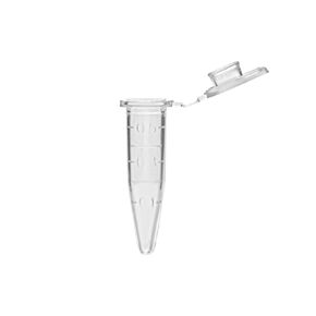 0.5ml Microcentrifuge Tubes 1000PCS,Centrifuge Tubes with Attached Lid,Clear Round Micro Centrifuge Small Sample Bottle Vials Container for Lab，Plastic Lab Snap Tubes，Clear Graduation
