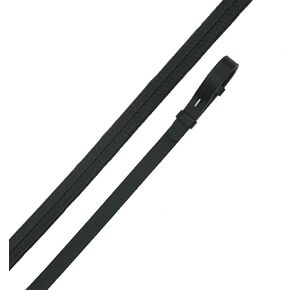 SIE Leather Rubber Reins Black Brown Cob Full