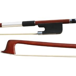 Viola Bow Carbon Fiber Stick Ebony Frog Natural Horsehair for Teacher Student Professional