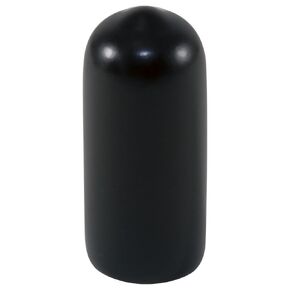 Caplugs HVC-250-16 HVC Series – Flexible Round Caps 100 Pack, Black Vinyl 0.250" W x 1.000" L Thread Protectors, Dust & Moisture Seals, Masking, Painting, Limited High Temp Exposure
