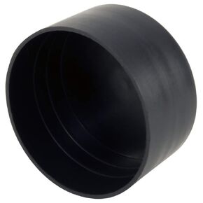 Caplugs ZCE3181AA1 Plastic Cap for Threaded Pipe Ends. CE-318, PE-LD, to Cap Pipe Size 3 NPT", Black (Pack of 8)