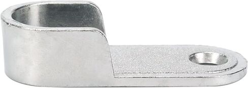 10 قطع من Geesatis قضيب ستارة برونزي يدعم دعامة تثبيت رف حامل مقبس شفة، مع براغي تثبيت، 1.9 بوصة × 0.5 بوصة in Kuwait