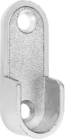 10 قطع من Geesatis قضيب ستارة برونزي يدعم دعامة تثبيت رف حامل مقبس شفة، مع براغي تثبيت، 1.9 بوصة × 0.5 بوصة in Kuwait