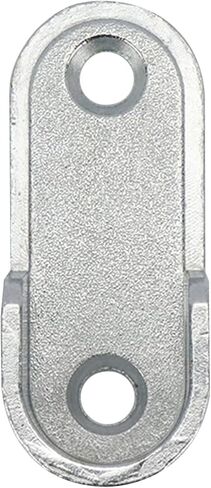 10 قطع من Geesatis قضيب ستارة برونزي يدعم دعامة تثبيت رف حامل مقبس شفة، مع براغي تثبيت، 1.9 بوصة × 0.5 بوصة in Kuwait