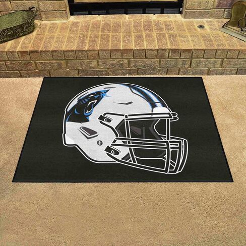 سجادة FANMATS 5694 Carolina Panthers All-Star - 34 بوصة × 42.5 بوصة سجادة منطقة المعجبين الرياضية، سجادة ديكور المنزل وحصيرة خلفية in Saudi Arabia