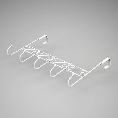 Over The Door Hook, Over Door Hanger for Coat, Towel, Bag, Robe (1 Pack, White) in Saudi Arabia