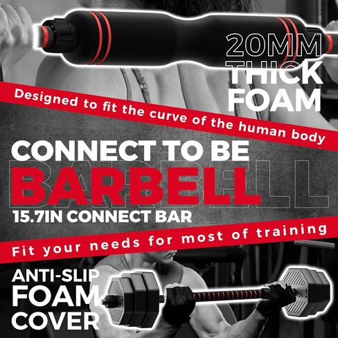 مجموعة الدمبل القابلة للتعديل من KeppiFitness، مجموعة وزن مجانية 30/50/70/90 رطل مع شريط موصل، معدات تمرين 4 في 1 مع الدمبل، كيتل بيل، الحديد، مقبض رفع لممارسة اللياقة البدنية في صالة الألعاب الرياضية المنزلية in Kuwait