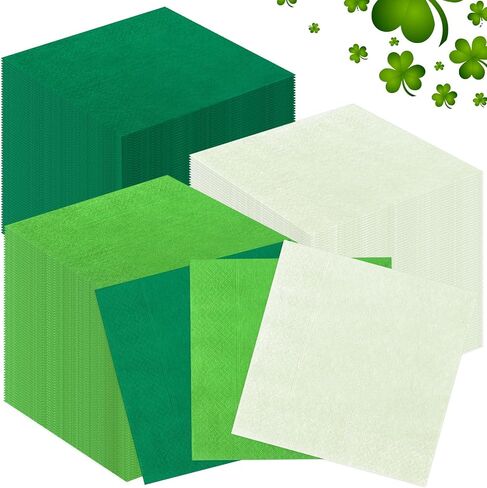 300 Pcs Paper Napkins 6.5 x 6.5 Inch 3 Colors Wedding Disposable Dinner Napkins Guest Towels Luncheon Napkins for Party Celebration Gathering Birthday Supplies(Pink Series) in Saudi Arabia