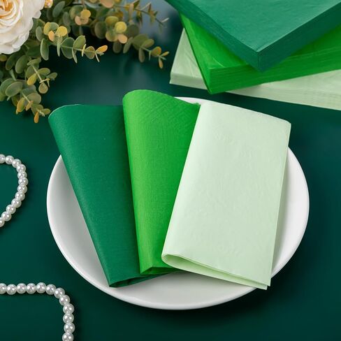 300 Pcs Paper Napkins 6.5 x 6.5 Inch 3 Colors Wedding Disposable Dinner Napkins Guest Towels Luncheon Napkins for Party Celebration Gathering Birthday Supplies(Pink Series) in Saudi Arabia