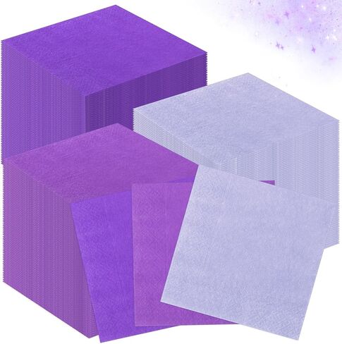 300 Pcs Paper Napkins 6.5 x 6.5 Inch 3 Colors Wedding Disposable Dinner Napkins Guest Towels Luncheon Napkins for Party Celebration Gathering Birthday Supplies(Pink Series) in Saudi Arabia