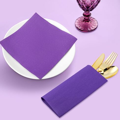 300 Pcs Paper Napkins 6.5 x 6.5 Inch 3 Colors Wedding Disposable Dinner Napkins Guest Towels Luncheon Napkins for Party Celebration Gathering Birthday Supplies(Pink Series) in Saudi Arabia