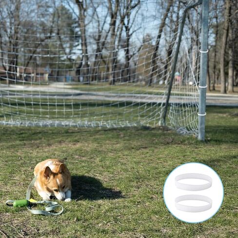 30 Pcs Soccer Goal Net Attachment Straps Soccer Goal Trap White for Holding Soccer Nets to The Goal Posts for Boys Kids Soccer Training, 14 x 0.8 Inch in Saudi Arabia