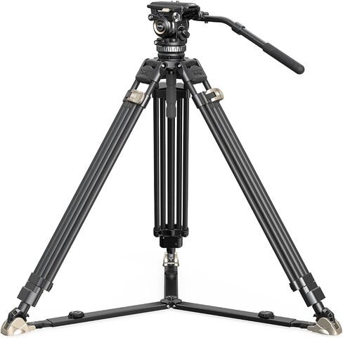 مجموعة حامل ثلاثي القوائم للفيديو من ألياف الكربون SmallRig AD-Pro8 FreeBlazer، حامل ثلاثي القوائم للفيديو مقاس 77 بوصة مع موازنة 6 خطوات، تخميد هيدروليكي 4 خطوات/إمالة، 2 موزعات متوسطة المستوى، أقصى تحميل 17.6 رطل - 4465 in Saudi Arabia
