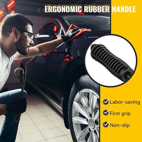 أداة إزالة محور العجلة، أداة إزالة محور فولاذي شديد التحمل مقاس 14.5 بوصة مع وجه مطرقة معدنية وشفرة متطفلة واسعة، أدوات متخصصة لميكانيكا السيارات لإزالة وتركيب أغطية العجلات in Kuwait