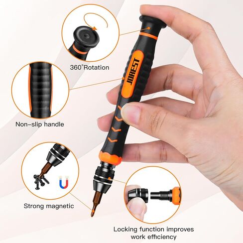 JOREST 59Pcs Small Precision Screwdriver Set with Torx T5 T6, Mini Tool Kit | Magnetic Electronic Repair Tool Kit for Macbook, Computer, Laptop, Phone, PS5, Xbox, Switch, Eyeglasses, Watch, Ring Doorbell in Kuwait