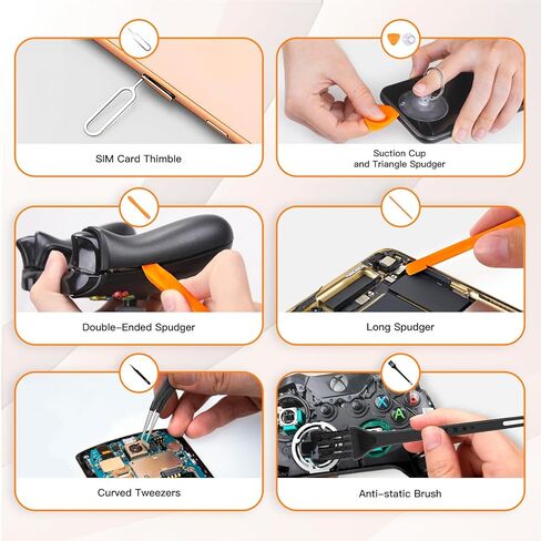 JOREST 59Pcs Small Precision Screwdriver Set with Torx T5 T6, Mini Tool Kit | Magnetic Electronic Repair Tool Kit for Macbook, Computer, Laptop, Phone, PS5, Xbox, Switch, Eyeglasses, Watch, Ring Doorbell in Kuwait