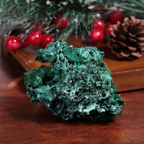 Irregular Natural Malachite Raw Crystal Stone Healing Crystal for Meditation and Home Decoration，0.44-0.66lb in Kuwait