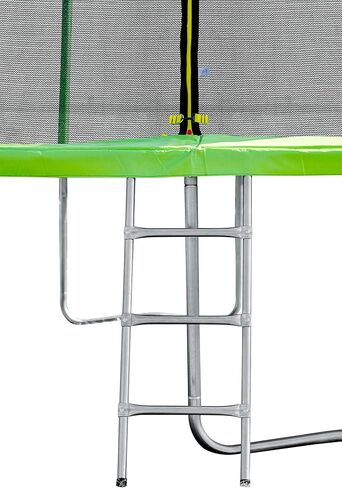 ترامبولين ترفيهي من UBGO للبالغين والأطفال، ترامبولين بطول 16 قدمًا مع شريط توازن وحلقة كرة سلة وكرة، ترامبولين للقفز شديد التحمل من النوع المقوى في الهواء الطلق مع شبكة مغلقة باللون الأزرق in Kuwait