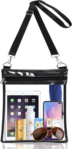 حقيبة شفافة معتمدة من استاد الحفلات الموسيقية، حقيبة شفافة تمر بالجسم، حقائب شفافة للنساء والرجال in Kuwait