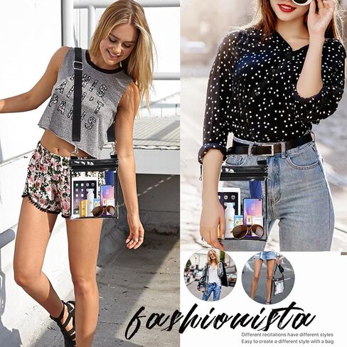 حقيبة شفافة معتمدة من استاد الحفلات الموسيقية، حقيبة شفافة تمر بالجسم، حقائب شفافة للنساء والرجال in Kuwait