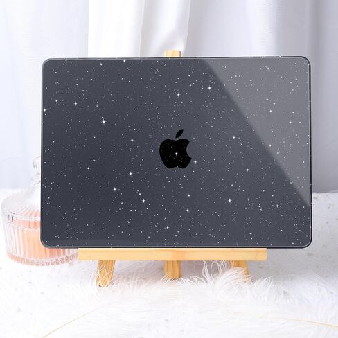 May Chen متوافق مع حافظة MacBook Air 15 بوصة 2024 2023 New M3 M2 Model A3114 A2941، غطاء واقٍ لجهاز الكمبيوتر المحمول الصلب مع غطاء لوحة المفاتيح + واقي الشاشة - لامع شفاف in Kuwait