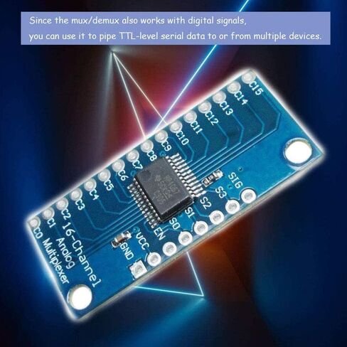 Acxico 11 قطعة 16CH التناظرية الرقمية معدد لوحة القطع وحدة CD74HC4067 CMOS وحدة دقيقة in Saudi Arabia