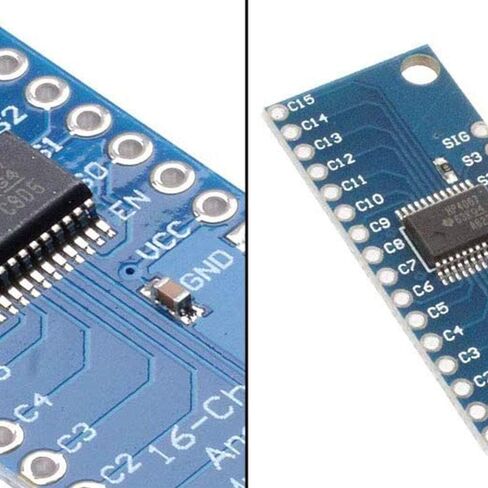 Acxico 11 قطعة 16CH التناظرية الرقمية معدد لوحة القطع وحدة CD74HC4067 CMOS وحدة دقيقة in Saudi Arabia