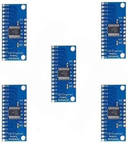 Acxico 11 قطعة 16CH التناظرية الرقمية معدد لوحة القطع وحدة CD74HC4067 CMOS وحدة دقيقة in Saudi Arabia