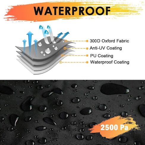 غطاء ATV مقاوم للماء عالي التحمل 300D 4 عجلات، أغطية حماية خارجية لجميع الأحوال الجوية تناسب بولاريس كاواساكي سوزوكي هوندا-XL in Kuwait