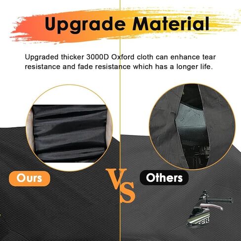 غطاء ATV مقاوم للماء عالي التحمل 300D 4 عجلات، أغطية حماية خارجية لجميع الأحوال الجوية تناسب بولاريس كاواساكي سوزوكي هوندا-XL in Kuwait