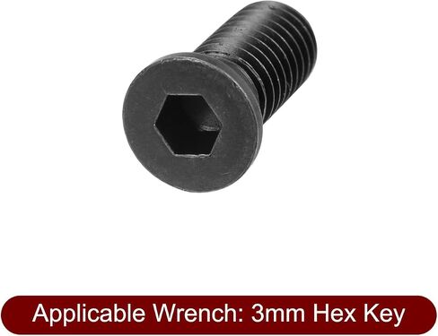 مجموعة براغي سداسية الرأس M5 × 12 مم من uxcell، برغي مقبس من الفولاذ الكربوني 0.8 درجة، 5 قطع in Saudi Arabia