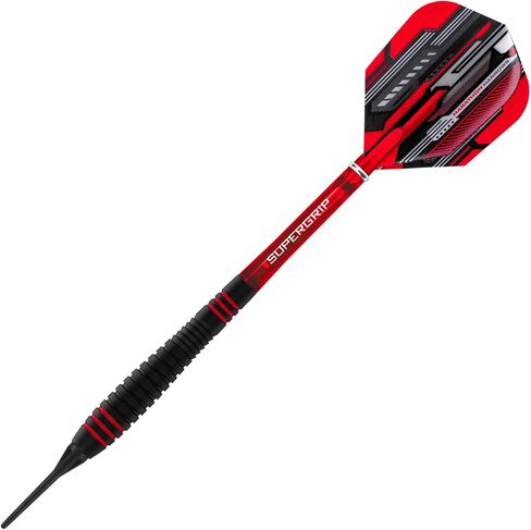 Harrows Ace Darts، مجموعة سهام ذات أطراف ناعمة بمقبض مطاطي، سهام عالية الدقة - 16 جم in Saudi Arabia