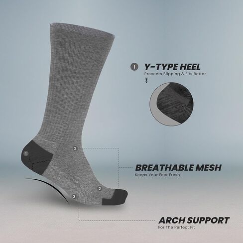 جوارب رياضية مبطنة للرجال من Mossy Oak فائقة الراحة|راحة ودعم فائقين|مثالية للرياضة والارتداء اليومي in Kuwait