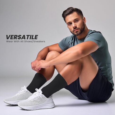 جوارب رياضية مبطنة للرجال من Mossy Oak فائقة الراحة|راحة ودعم فائقين|مثالية للرياضة والارتداء اليومي in Kuwait