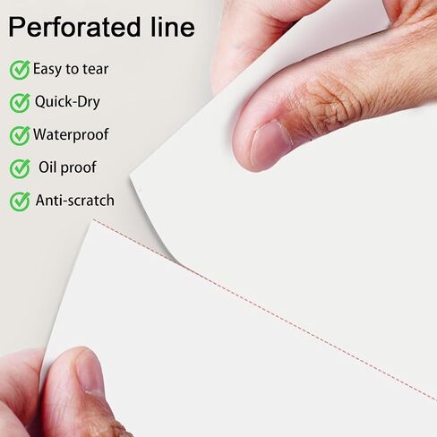 100 Sheets Thermal Printer Paper, Thermal Paper 8.5×11'' US Letter Size, Advanced Printing Paper Compatible with Brother Letter Portable Printer, Printer Paper for M08F-Letter, M832, M834, MT800 in Saudi Arabia