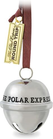Hallmark Keepsake Christmas Ornament 2024, The Polar Express 20th Anniversary Santa's Sleigh Bell 2024, Metal, Christmas Movie Gifts in Saudi Arabia