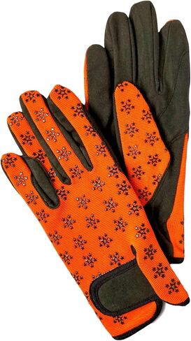 Youth Equestrian Gloves with Star Design for Girls & Boys Children Gloves All Weather Outdoor Sports Gloves Horse Riding in Kuwait