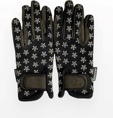 قفازات الفروسية الشبابية بتصميم نجمة للفتيات والأولاد، قفازات الأطفال لجميع الأحوال الجوية، قفازات رياضية خارجية لركوب الخيل in Kuwait