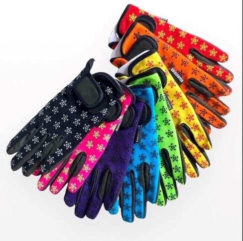 قفازات الفروسية الشبابية بتصميم نجمة للفتيات والأولاد، قفازات الأطفال لجميع الأحوال الجوية، قفازات رياضية خارجية لركوب الخيل in Kuwait