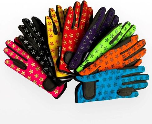 قفازات الفروسية الشبابية بتصميم نجمة للفتيات والأولاد، قفازات الأطفال لجميع الأحوال الجوية، قفازات رياضية خارجية لركوب الخيل in Kuwait