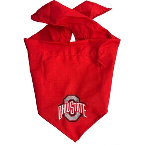 Ohio State Pet Large Bandana - Size: Large: Up to 30" - Officially Licensed