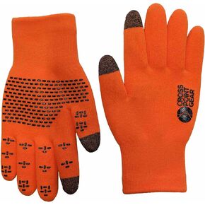 Showers Pass Crosspoint Waterproof Knit Outdoor Activity Hand Warming Gloves - Touchscreen Compatible - Unisex