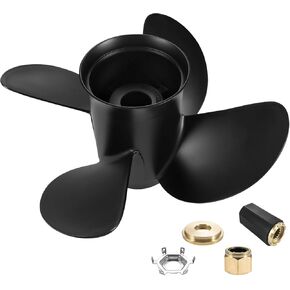 14 x19 Pitch Upgrade OEM Boat Propeller fit Mercruiser Alpha One &Mercury Outboard Motos 135-300 Hp,48-8M0084495,4 Blades,Hub Kits Included,15 Spline Tooth,RH 14 x 19p