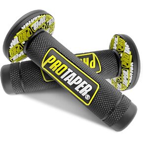 7/8" Universal Motorcycle Hand Grips for Dirt Pit Bike, Rubber Anti-Slip Handlebar Grips One Pair 22mm