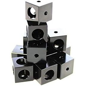 Corner Cube Black (15x15x15mm) 12pcs