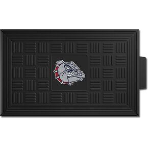 FANMATS 15029 Gonzaga Bulldogs Heavy Duty Vinyl Medallion Outdoor Door Mat - 19.5in. x 31in.