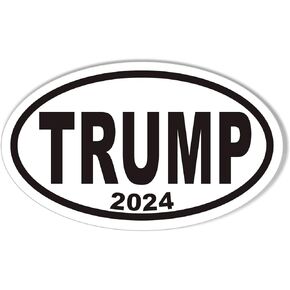 Trump 2024 Oval Bumper Sticker