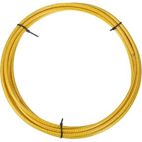 X AUTOHAUX Bicycle Shifter Cable Bike Brake Shifter Cable Brake Line Tube Cycling Accessories Gold Tone