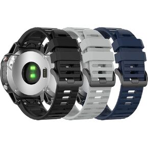 حزام لـ Garmin Approach S60 S62، استبدال حزام Quick Fit لـ Garmin Approach S60/Approach S62/Quatix 5/Quatix 6 (بدون متتبع، أشرطة بديلة فقط)